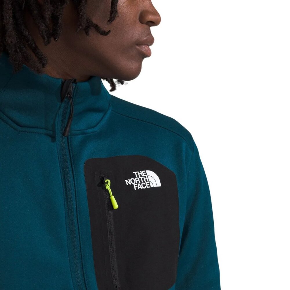 NEW North Face Crest Full-Zip Fleece Lightweight Cozy Outdoors Zippered Pockets - Picture 6 of 10
